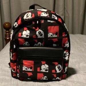 Bioworld Black and Red Graphic Backpack